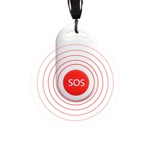 SquareGlow Emergency SOS Button - Wireless Instant Help Notification